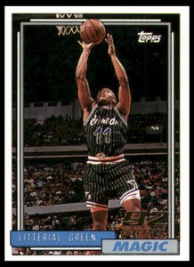 1992 Topps #299 Litterial Green Orlando Magic
