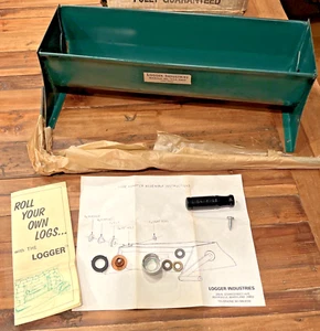 Vintage NIOB LOGGER Newspaper Log Roller Made in Rockville Maryland USA Complete - Picture 1 of 11