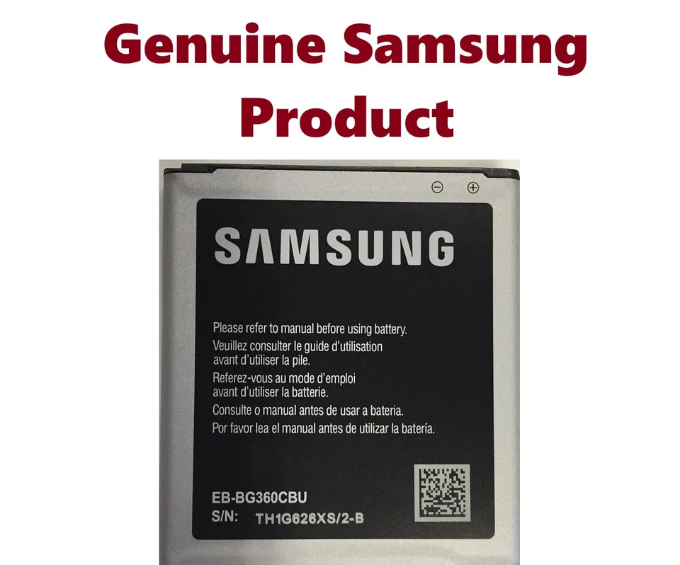 🔋Samsung EB-BG360CBU BG360CBC EB-BG360CBZ OEM Battery Galaxy Core SM-G360P - Image 1 of 1