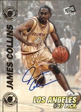 1997 Press Pass Double Threat Autographs #32A James Collins