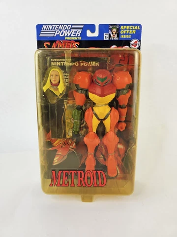 Metroid Nintendo Power Joyride Action Figure Samus Aran 2002 NEW Cover