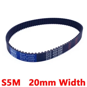 S5M 5mm Pitch 20mm Width Closed Loop Synchronous Timing Belt for Pulley CNC 3D - Picture 1 of 5