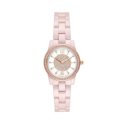 Michael Kors Runway MK6622 Women's Pink-Tone Quartz 28mm Watch MSRP $350 - Image 1 of 3