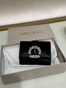 Brand NWT Jimmy Choo Cheri Wallet Lizard Small Wallet - Picture 1 of 12