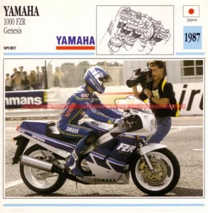 YAMAHA FZR 1000 Genesis1000FZR Christian SARRON 1987 : Fiche Moto #000005 - Picture 1 of 2