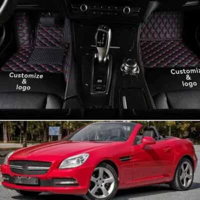 Alfombrilla de coche para Mercedes Benz SLK200 SLK230 SLK250 SLK280 SLK300 SLK320 SLK350 Foto 1 de 4