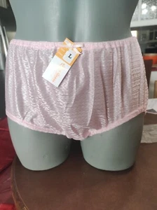 bragas estilo vintage todo nylon talla cintura grande a 38 pulgadas rosa - Imagen 1 de 1