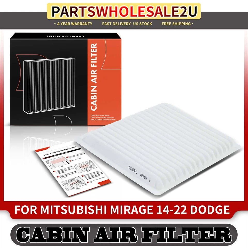 Filtro de aire de cabina para Dodge Attitude Mitsubishi Mirage Mirage G4 electrostático Foto 1 de 4