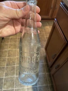 Mac’s Quality Beverages Clear Soda Bottle Roy Hall Bottling Ft Wayne Indiana IN - Picture 1 of 7
