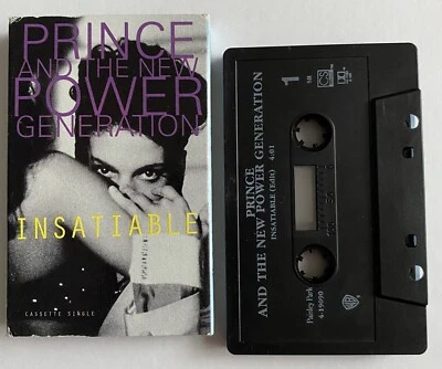 PRINCE & NPG Insatiable (1991) UK 2 Track Cassette Single Paisley Park 4-19090 - Image 1 of 3