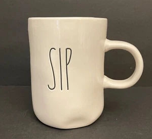 Rae Dunn SIP Coffee Mug Original O Style Handle #181 Artisan Collection HTF - Picture 1 of 7