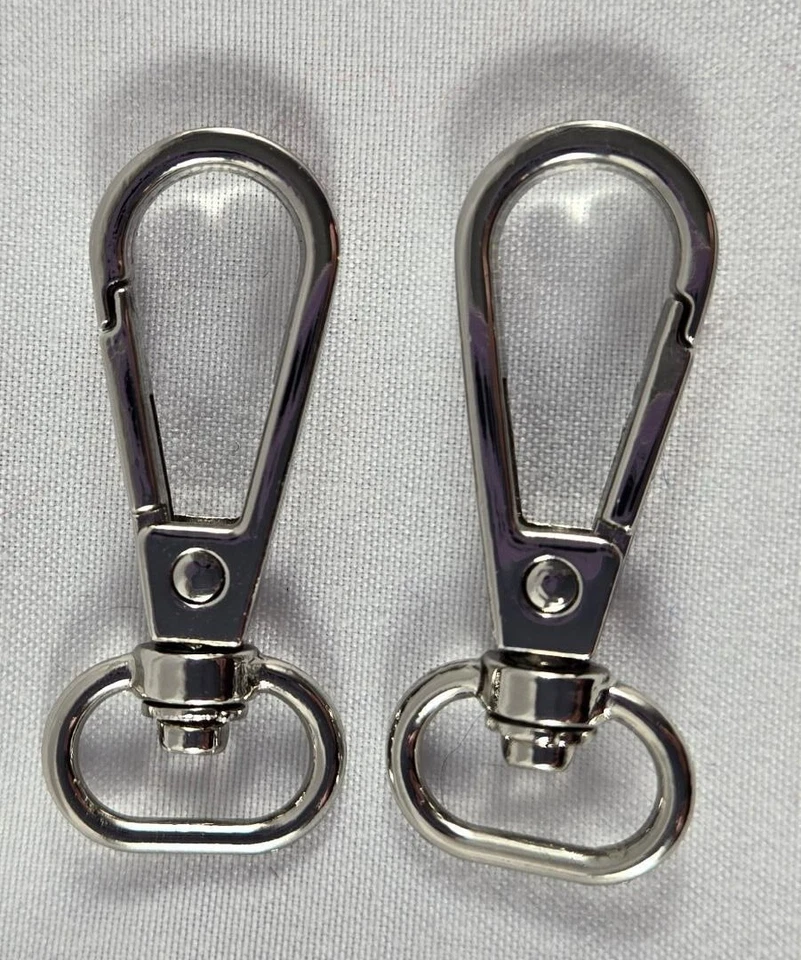 2 Pack Metal Swivel Clasps Lobster Claw Lanyard Snap Handbag Hook - Image 1 of 1