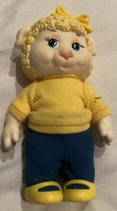 Vintage 1984 Woolma Lamb Get Along Gang Tomy Posable Dress Up Figura in vinile 6 pollici - Foto 1 di 5