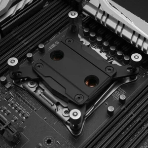 Copper Water Cooling Block CPU for Intel LGA 755 115X 1366 2011 AMD AM4 R3/5/7/9 - Picture 1 of 6