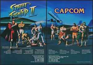 Street Fighter II - Anuncio comercial original 1994 / póster_ Promoción de licencias Capcom / Anuncio - Imagen 1 de 3