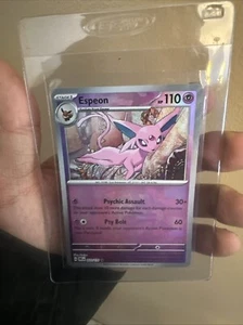 Espeon 033/131 Master ball, Pokemon Prismatic Evolutions NM AMAZING CENTERING! - Picture 1 of 3