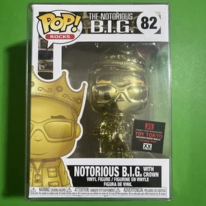 The Notorious B.I.G (gold Chrome) Funky Pop #82 - Picture 1 of 5
