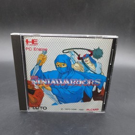 The Ninja Warriors PC Engine HuCard with Manual Japanese Version