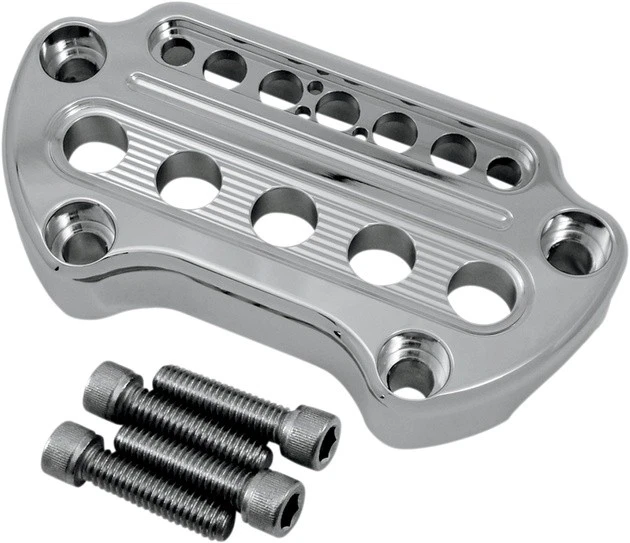 Abrazadera de manillar indicadora máquina Joker cromada Harley Davidson Sportster/Dyna Foto 1 de 1