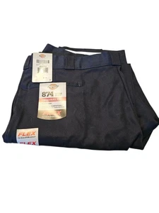 Genuine Dickies Mens 44x32 Original Fit Flex Work Pant #874 - Picture 1 of 8