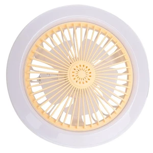 3X(E27-Ventilatore da Soffitto con Illuminazione, Luce Ventilatore Bassa Inclusa8554 - Foto 1 di 6