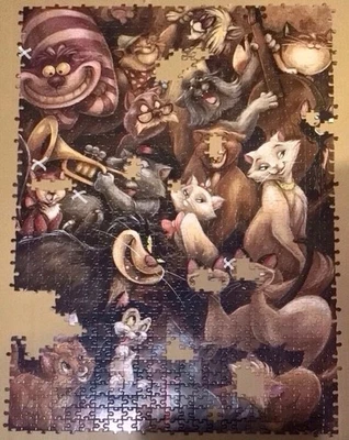 Pick & Choose: Disney Cats Dogs 2 Sided Jigsaw Puzzle Replacement Pieces Read - Image 1 of 4