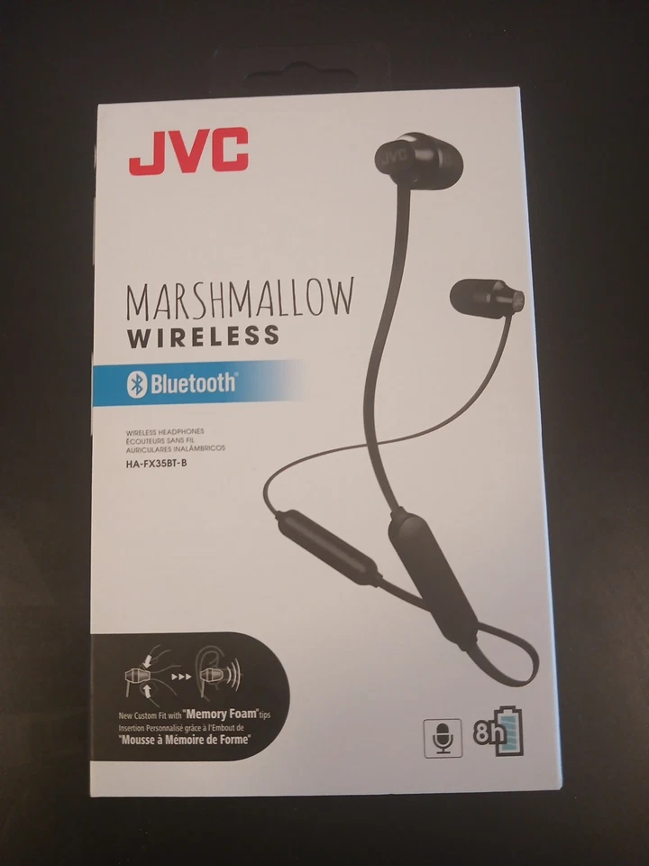 JVC Marshmallow Wireless Bluetooth HA-FX35BT-B - Image 1 of 4