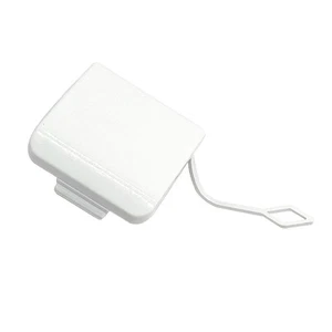 Tapa de gancho de remolque blanca para parachoques delantero apta para Mercedes-Benz Clase C W203 C280 - Imagen 1 de 4