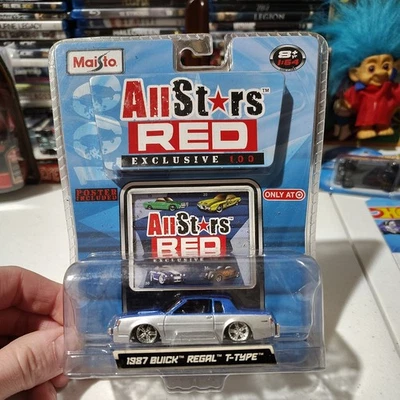 Maisto 1987 Buick Regal T-Type 1/64 (All Stars Red Exclusive 100) Target Only Foto 1 de 4