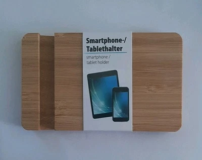 Smartphone- / Tablethalter * Echtholz - Bild 1 von 2