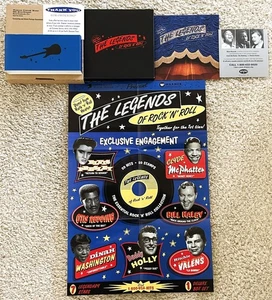 THE LEGENDS OF ROCK 'N' ROLL-USPS-COMPLETE SET-POSTER-BOOKLET-STAMPS+MORE-SEALED - Picture 1 of 2