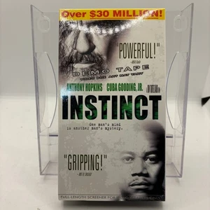 Instinct Anthony Hopkins Cuba Gooding Jr Demo VHS Tape Touchstone Promo - Foto 1 di 3