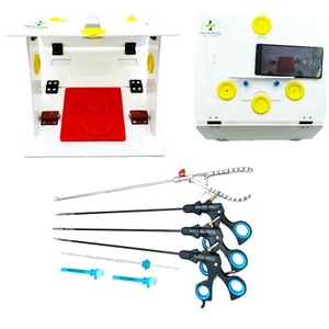 Laparoscopic Endo Trainer Virtual Simulator Surgical Instrument Training Box Set - Picture 1 of 5