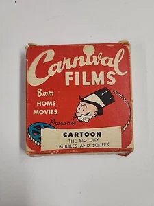 Carnival Films 8mm Cartoon The Big City Bubbles And Squeek Vintage Rare *untest - Picture 1 of 10