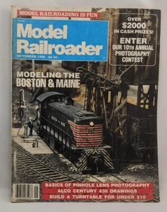 Modelo Railroader septiembre 1986 (Modelando The Boston & Maine) - Imagen 1 de 2