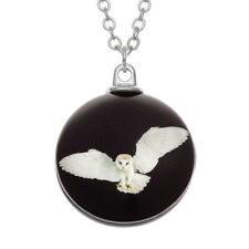 Wish: Fashion Jewellery: Pendent: Bird:   Glass Sphere with Barn Owl