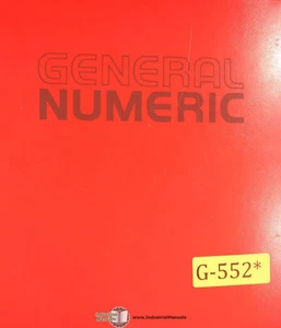 General Numeric GN 5T, Operations and Programming Manual 1978 - Picture 1 of 4