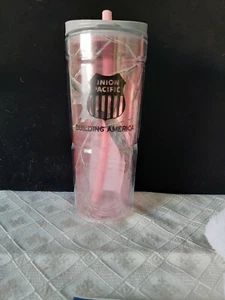 UNION PACIFIC BUBBA REALTREE PINK TUMBLER 24 OZ. NEW w TAGS & STRAW - Picture 1 of 3