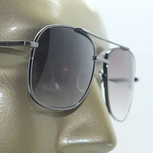 Gafas de Lectura Hombre Gafas de Sol Tintadas Aviador Verdadero Marco de Hematita Bifocal +1.00 - Imagen 1 de 4