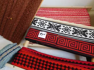 U-PICK WIDE FLAT Decorative GIMP TRIM BTY by the yard Most are Cotton 3/4"-2.25" - Picture 1 of 13