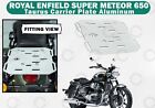Silver "Taurus Carrier Plate Aluminum" Fit For Royal Enfield Super Meteor 650