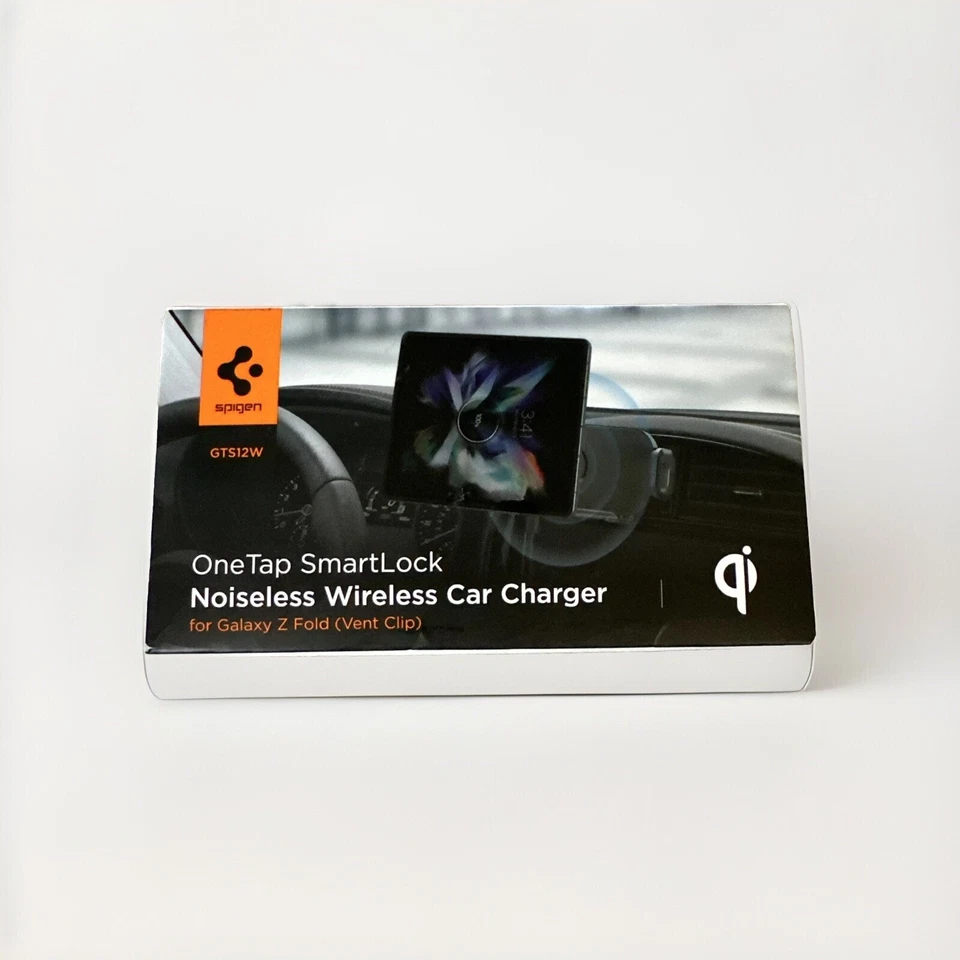 Spigen For Galaxy Z Fold 4 & 3 Wireless Car Charger | [OneTap] Car Mount Airvent - Image 1 of 4