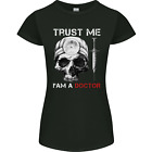 Trust Me Im a Doctor Skull Gothic Skeleton Womens Petite Cut T-Shirt