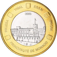 [#386818] Monaco, 1 Euro, 2005, unofficial private coin, MS, Bi-Metallic