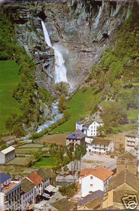 POSTAL CASCADA SORROSAL BROTO HUESCA PIRINEO ARAGON POSTCARD POSTKARTE CC03004 - Bild 1 von 1