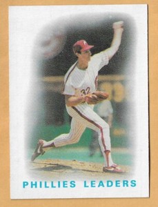 PHILADELPHIA PHILLIES TEAM LEADERS #246 - TOPPS NM-MT 1986