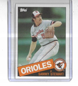 1985 Topps #469 Sammy Stewart Baltimore Orioles
