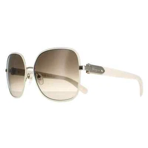 Gafas de sol Salvatore Ferragamo SF150S 721 dorado claro marfil marrón - Imagen 1 de 4
