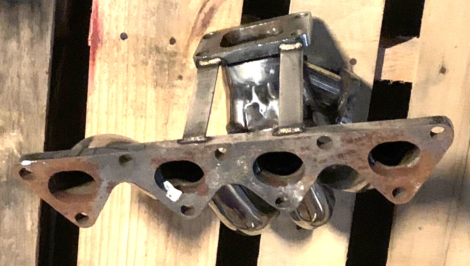 VENTA FINAL CAJA ABIERTA Colector turbo tubular compatible con 88-00 Honda Civic B CRX DEl Sol Foto 1 de 4