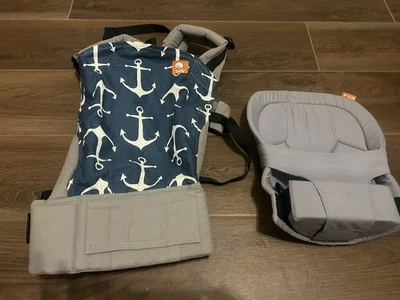 Tula baby carrier nautical blue With Infant Insert soft cotton fabric Unisex - Image 1 of 2
